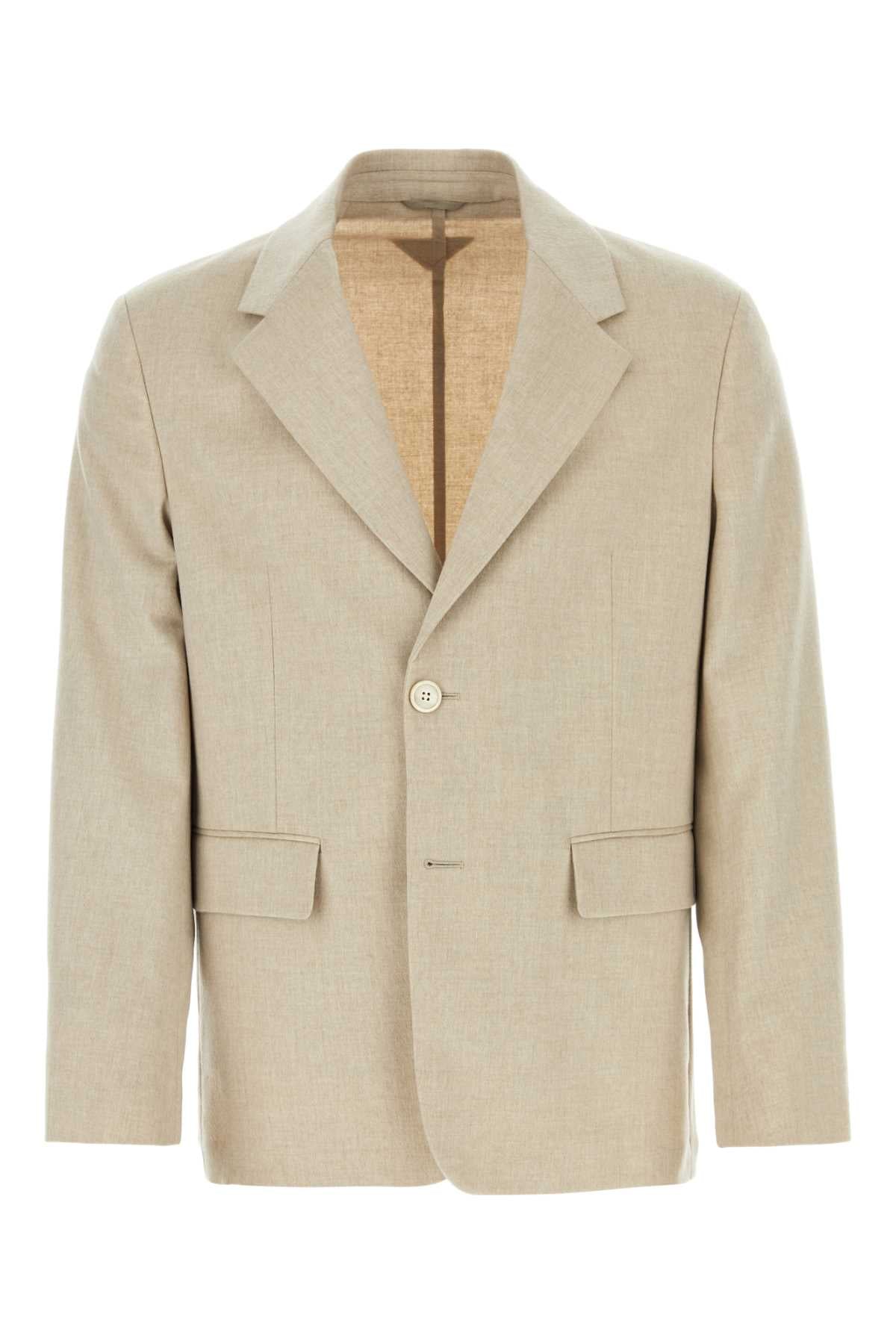 PRADA Men's Melange Cashmere Blazer
