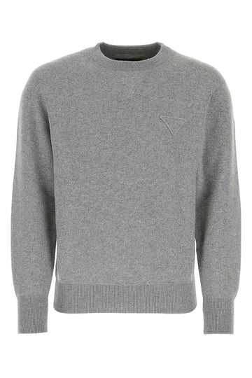 PRADA Stretch Cashmere Blend Pullover Sweater for Men