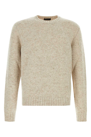 PRADA Melange Cashmere Sweater for Men