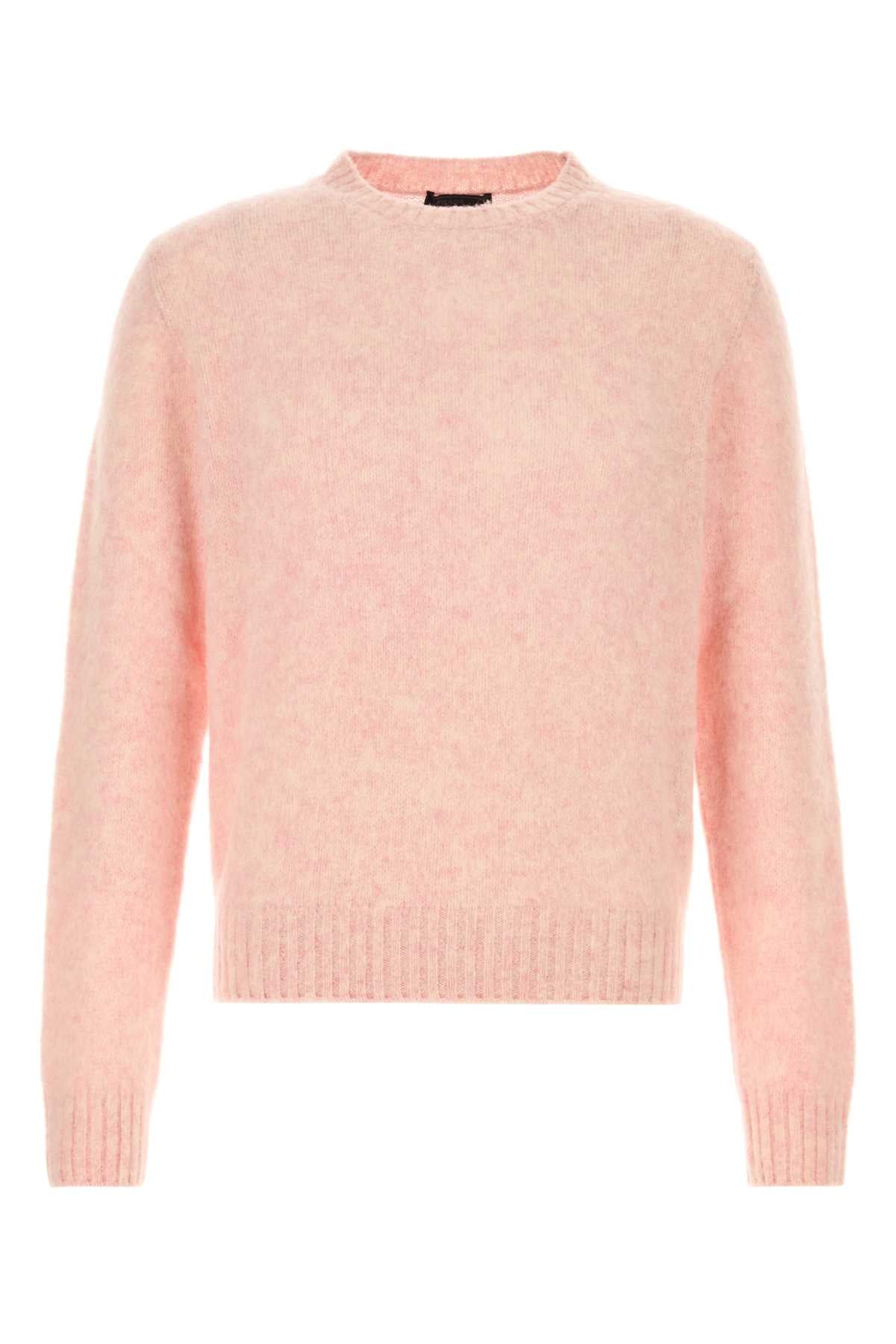 PRADA Men's Melange Wool Sweater - SS25 Collection