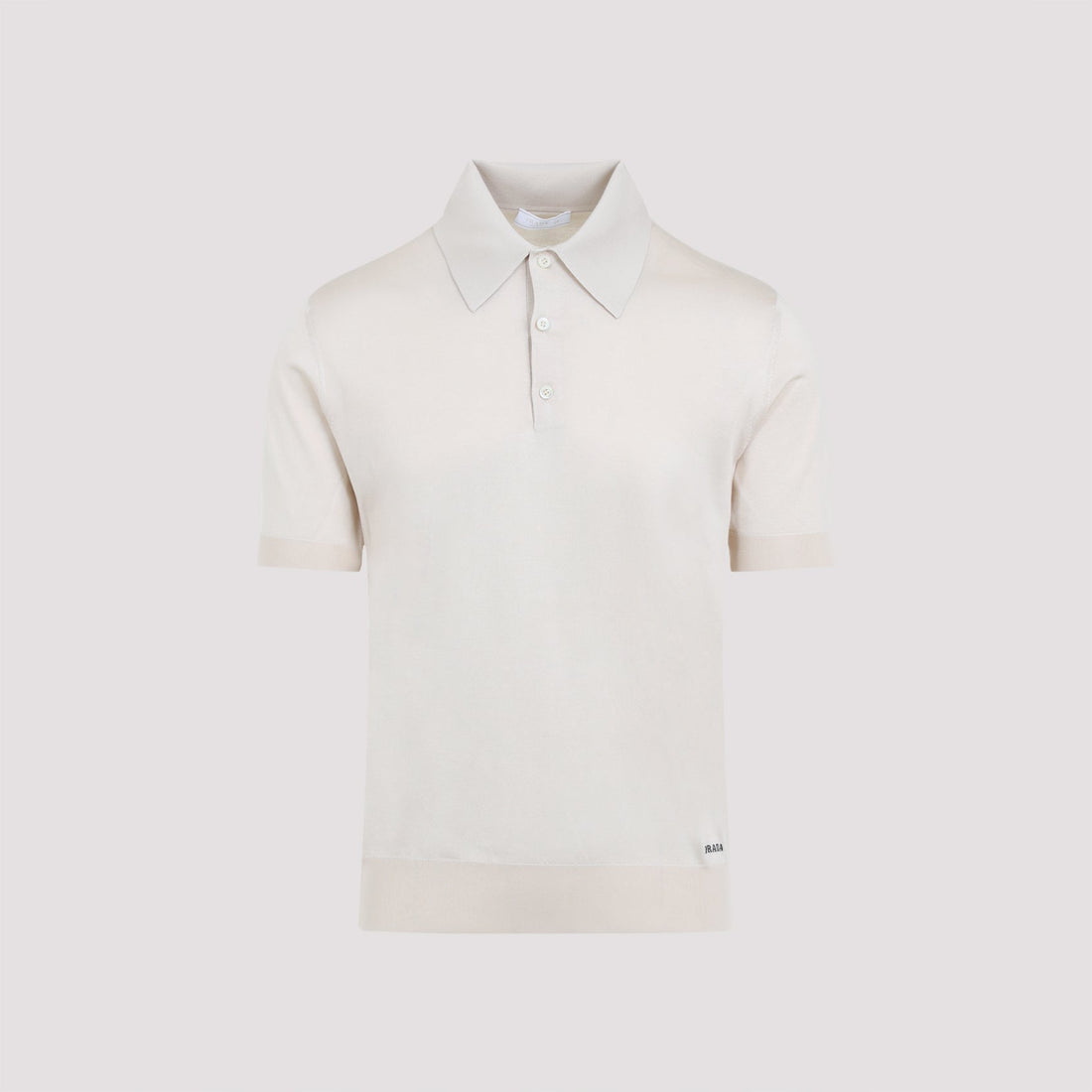 PRADA Silk Knit Polo Shirt for Men