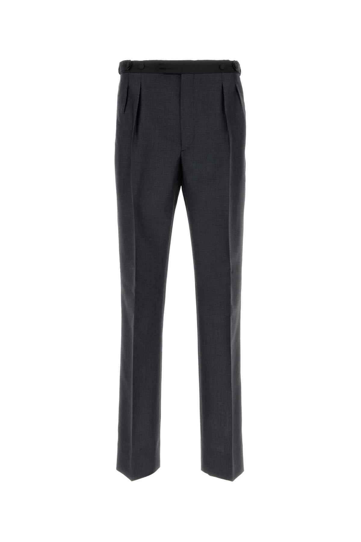 PRADA Mohair Blend Pants for Men - SS25