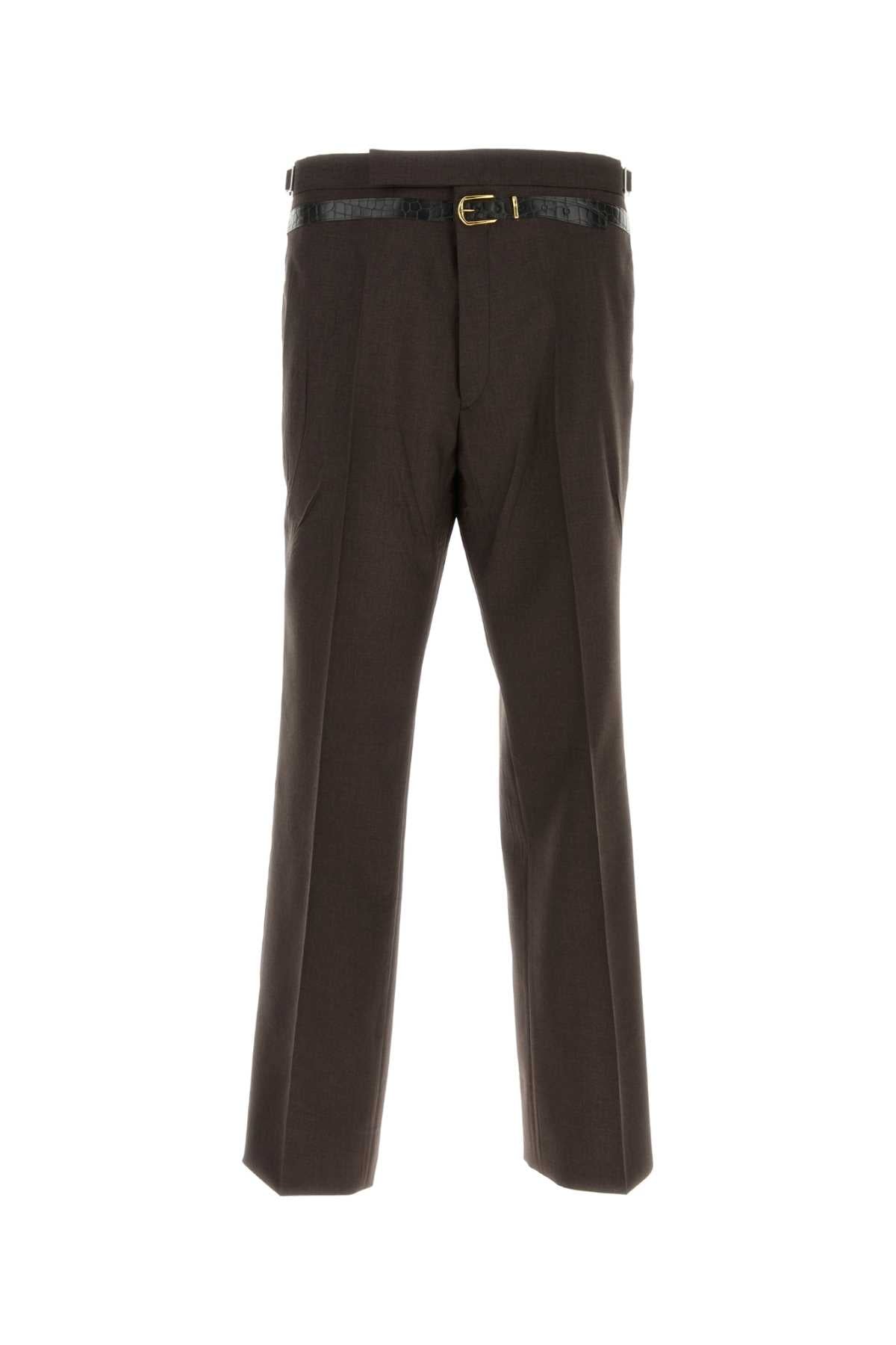 PRADA Wide-Leg Mohair Blend Pants