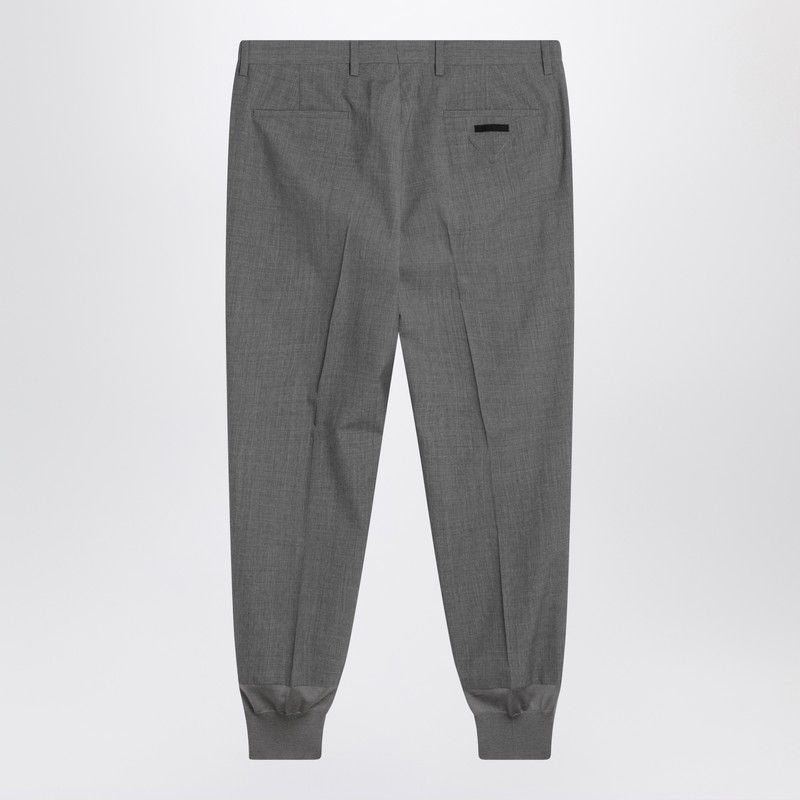 PRADA Men's Wool Jogger Trousers - FW25 Collection