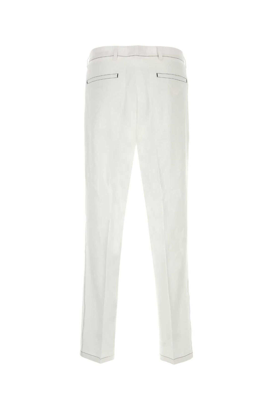 PRADA Linen Trousers for Men - SS25 Collection