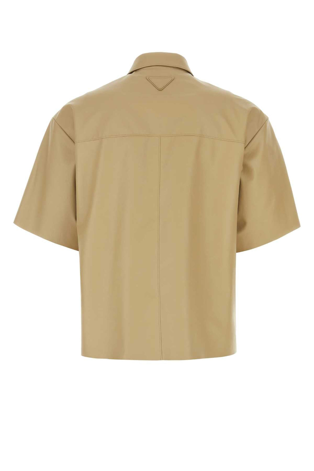 PRADA Men's Premium Leather Shirt Jacket