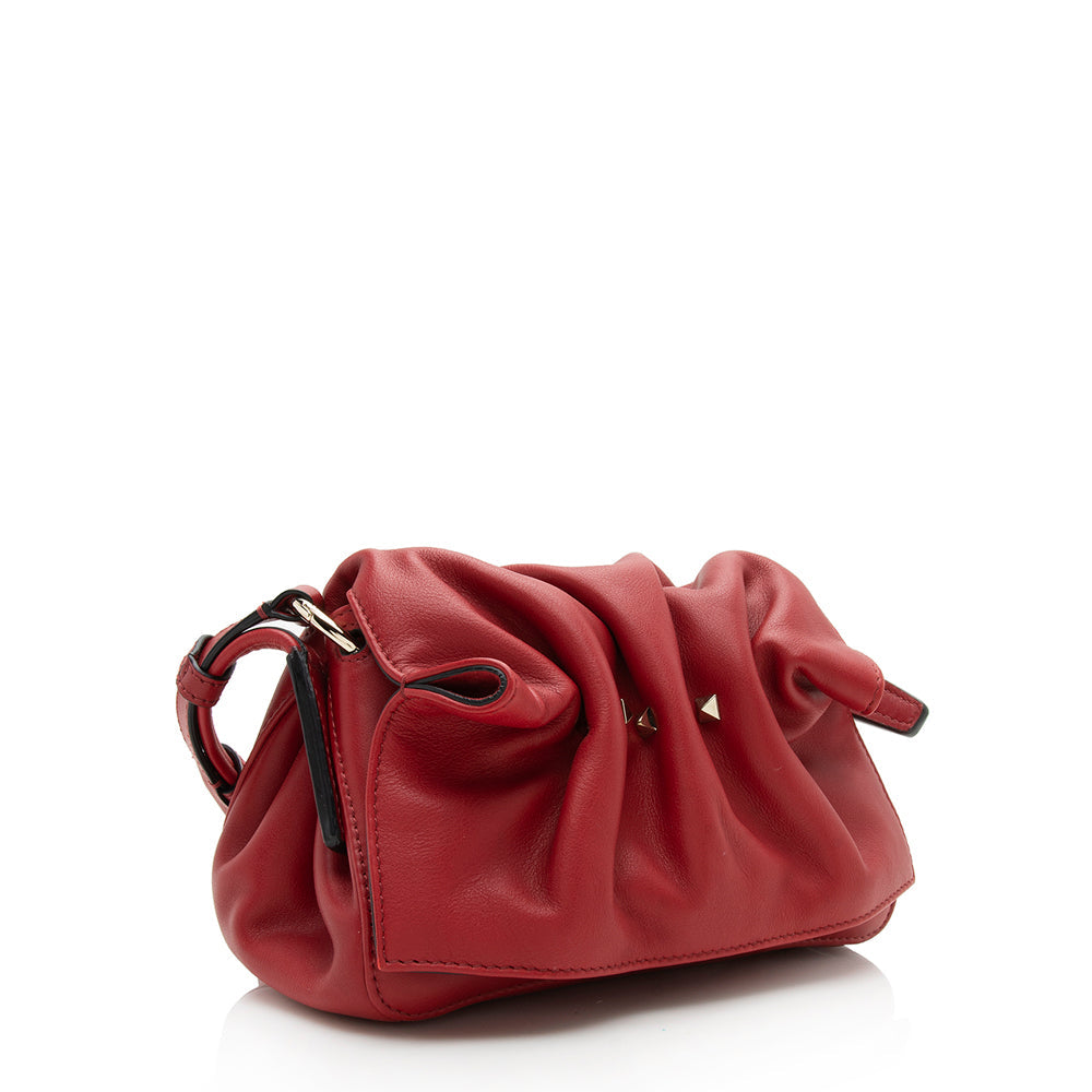 Valentino Calfskin Bloomy Mini Shoulder Bag (SHF-12181)