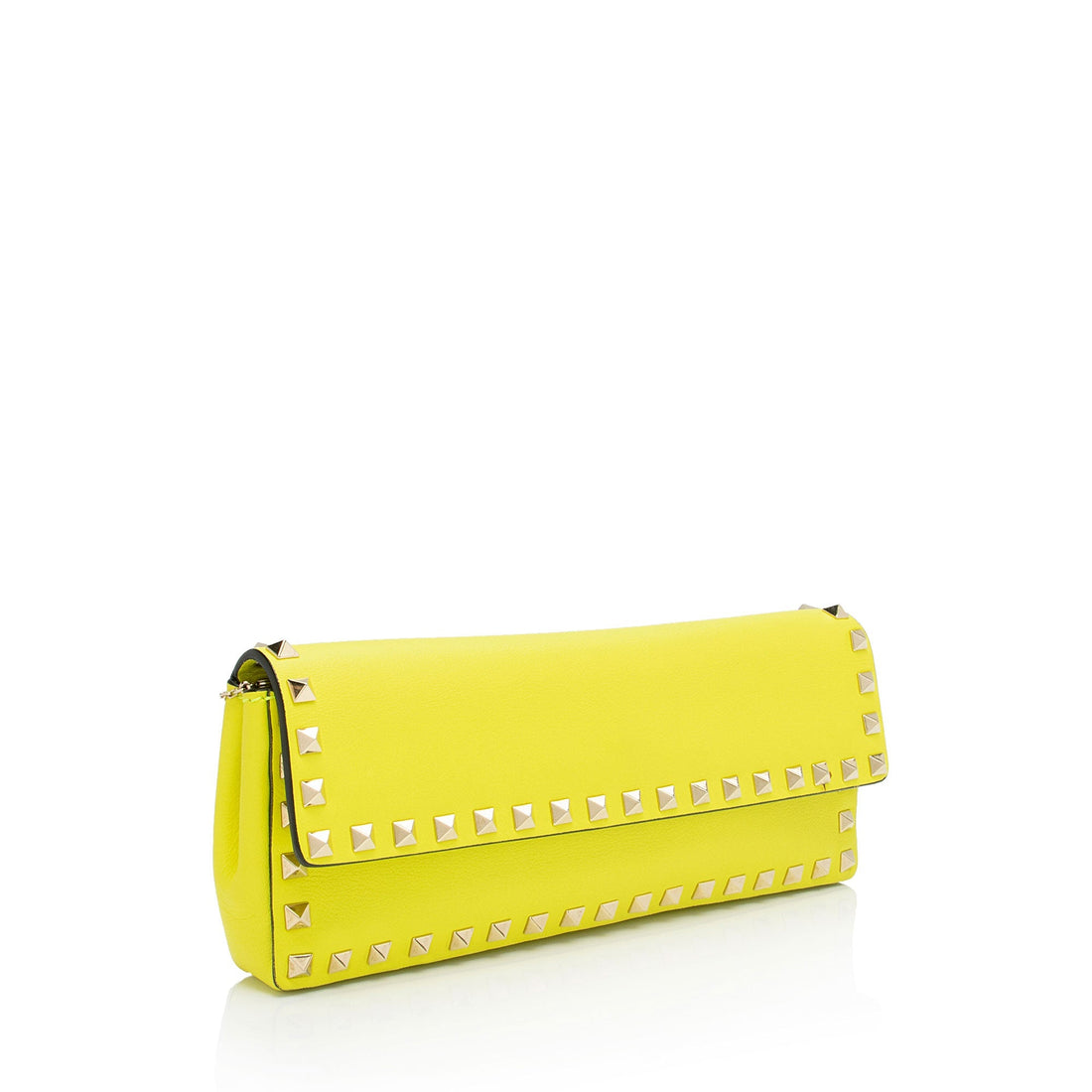 Valentino Calfskin Rockstud Bracelet Clutch (SHF-bBMezp)