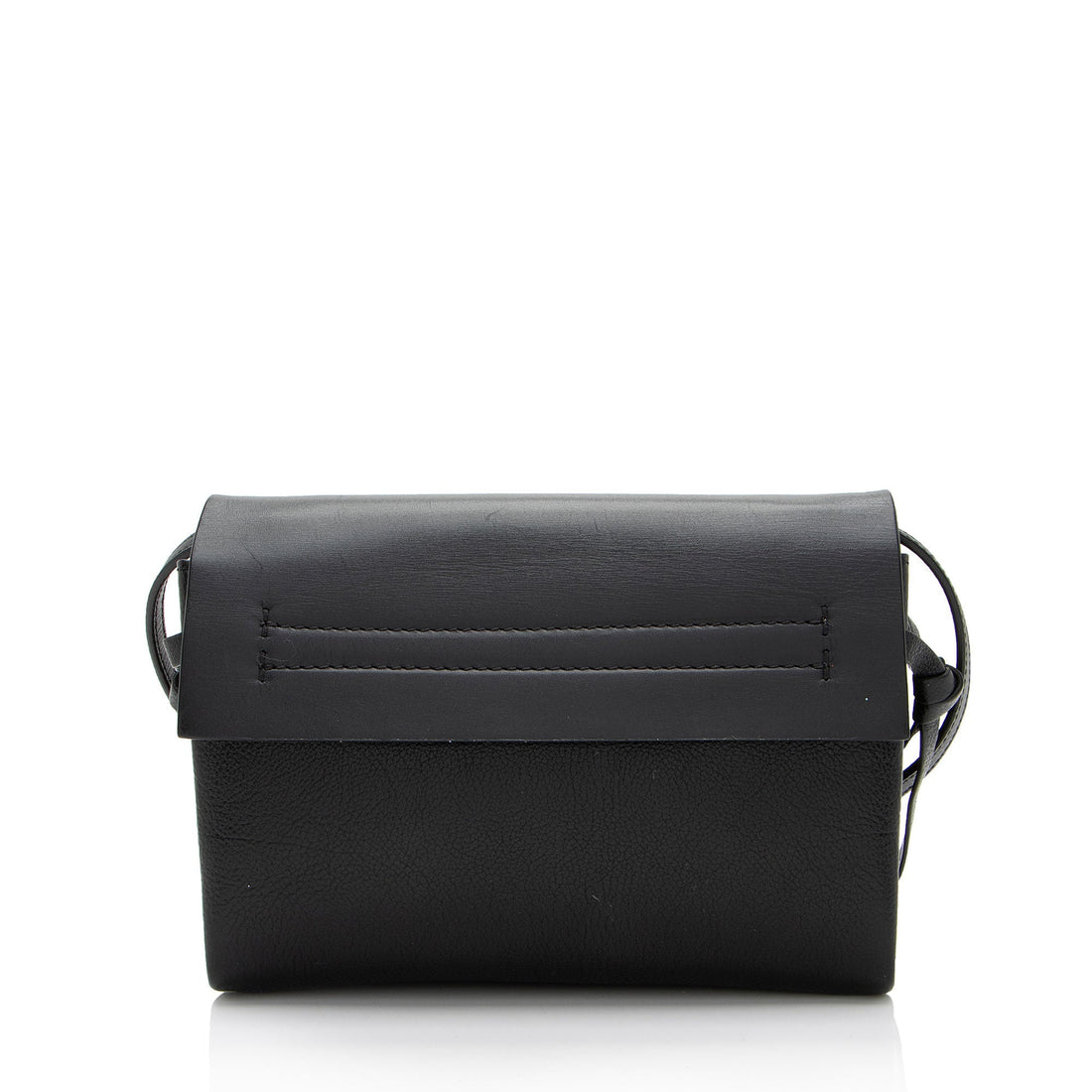 Valentino Leather Vring Shoulder Bag