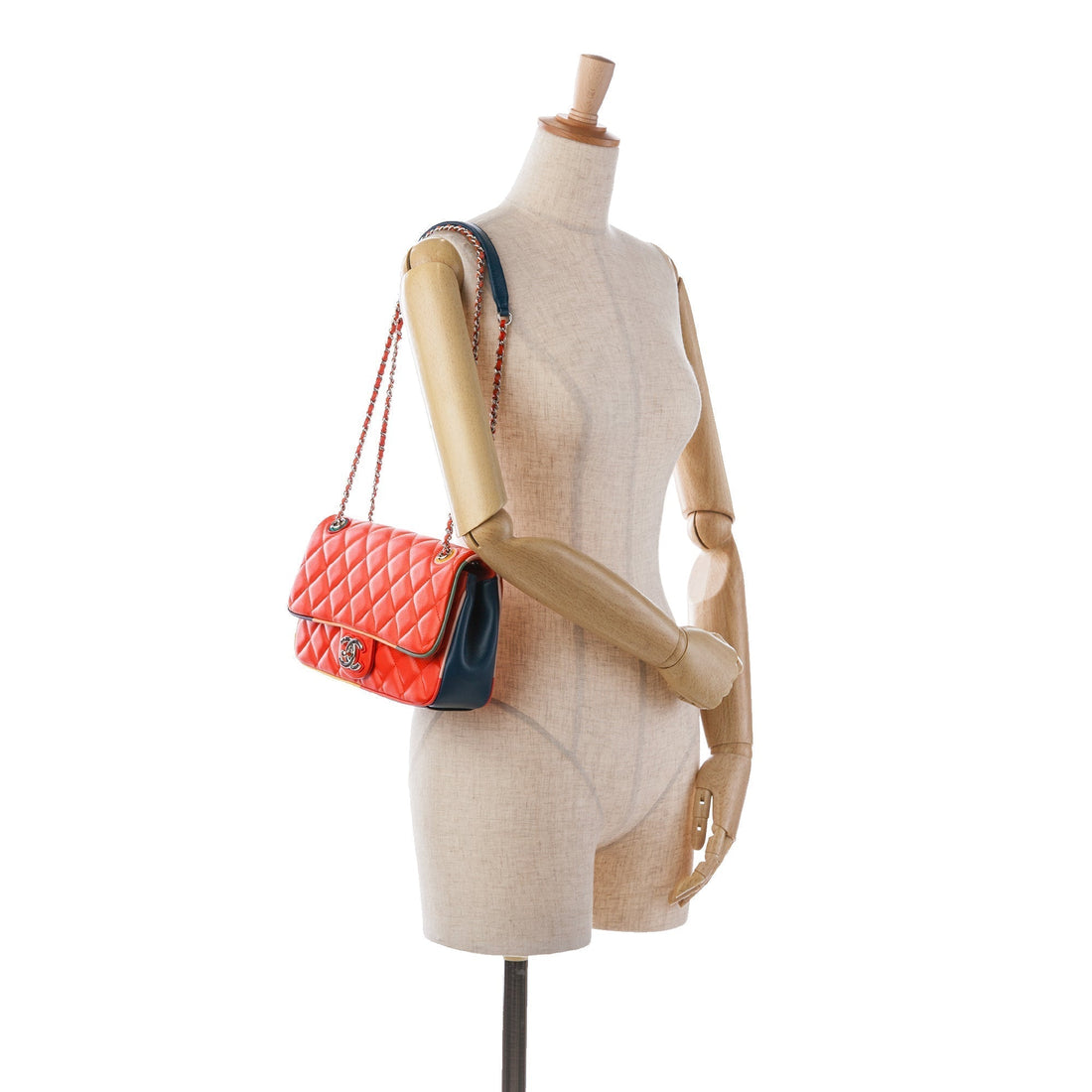 Top Quality Chanel Medium Quilted Lambskin Cuba Color New Red