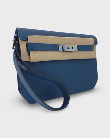 Hermes Kelly Depeche Bleu Thalassa PHW