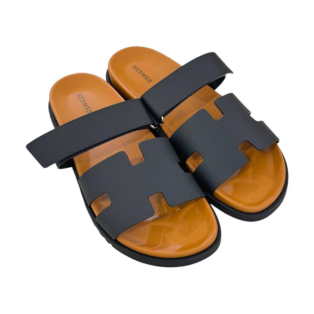 Hermes Chypre Sandal Noir / Naturel