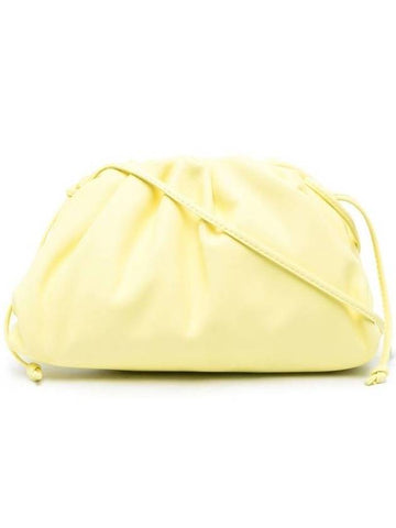 Bottega Veneta Mini Pouch Clutch Bag Lemon