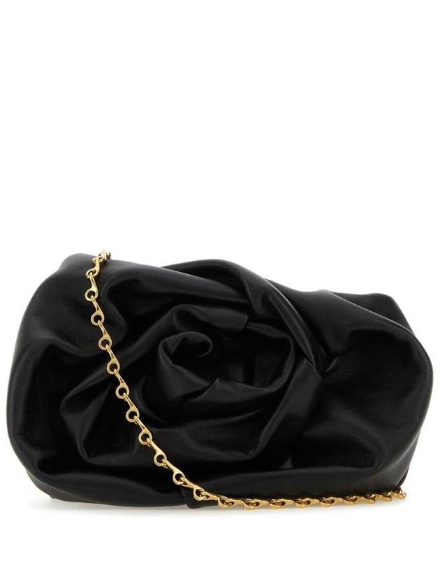Burberry Rose Chain Clutch Bag Black