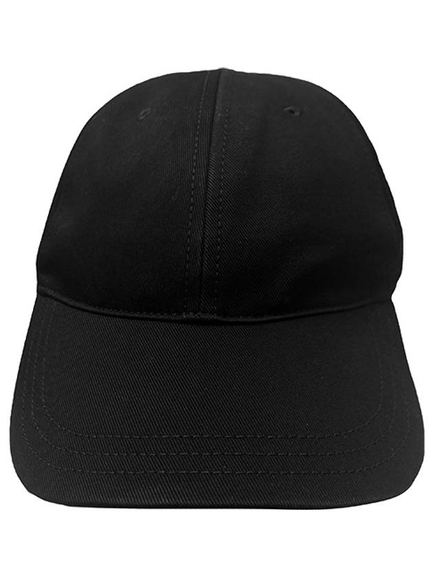 CELINE Back Logo Cotton Ball Cap Black B0651062892