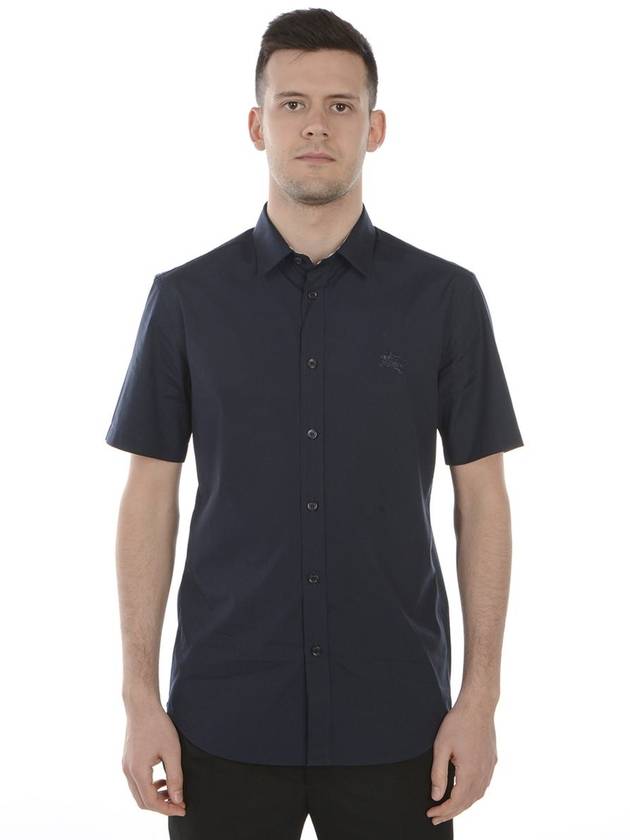 Burberry short sleeve shirt 8025765BLU BLUE