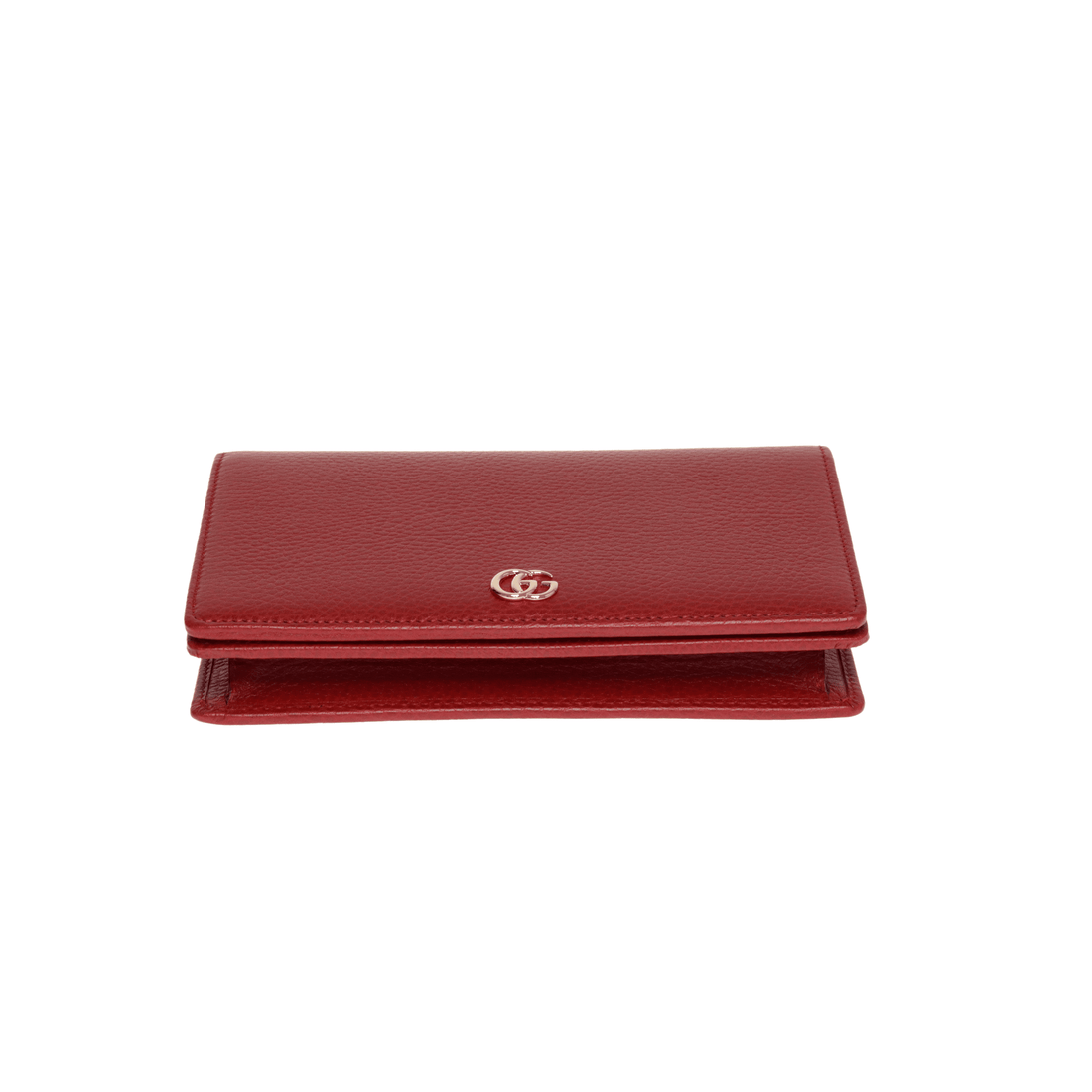Red GG Marmont Mini Chain Bag