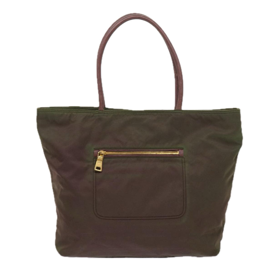 PRADA Tote Bag Nylon Khaki  ac2731
