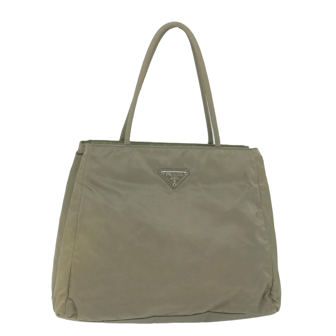 PRADA Tote Bag Nylon Beige  ac2732