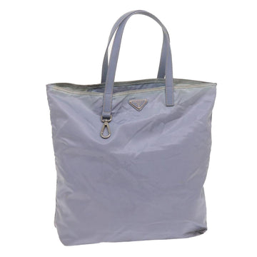PRADA Tote Bag Nylon Light Blue  ac2744