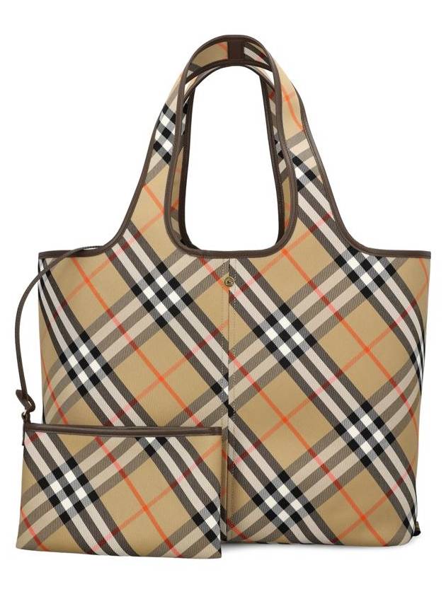 Burberry Check Medium Tote Bag Sand