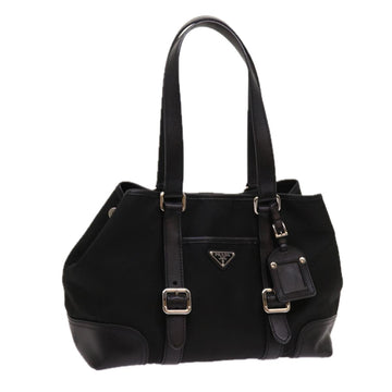 PRADA Tote Bag Nylon Black  am5619