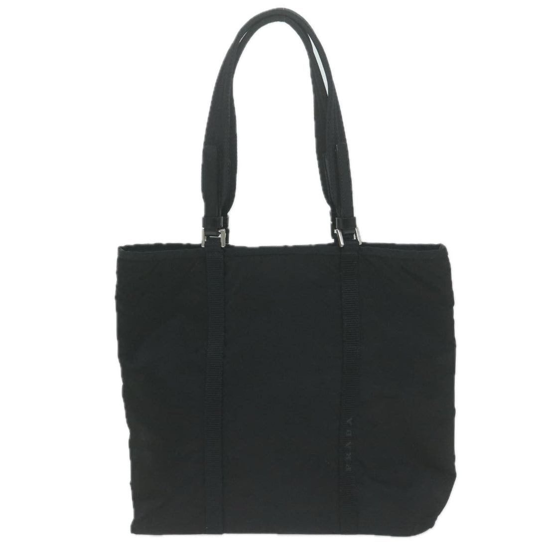 PRADA Tote Bag Nylon Black  am5658
