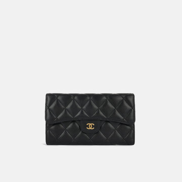 Chanel Classic Flap Wallet Black