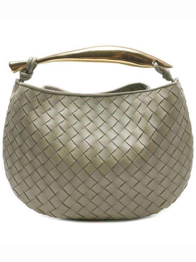 Bottega Veneta Sardine Intrecciato Tote Bag Khaki