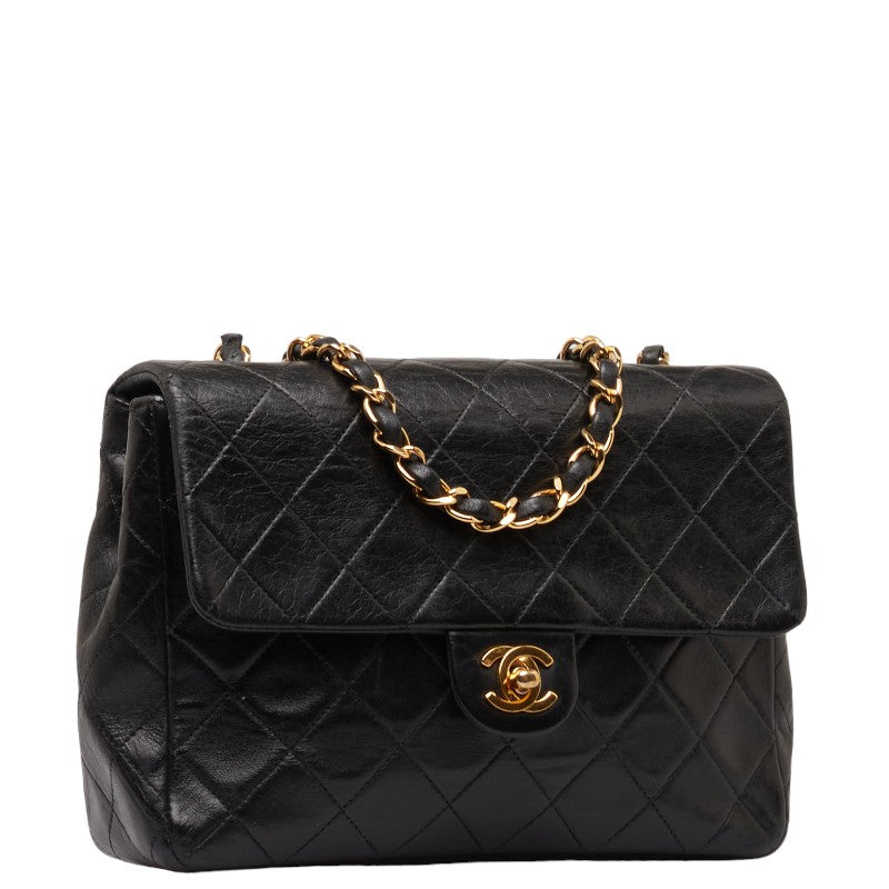 Chanel Matrasse Coco  Chain Shoulder Bag Black  S  Chanel