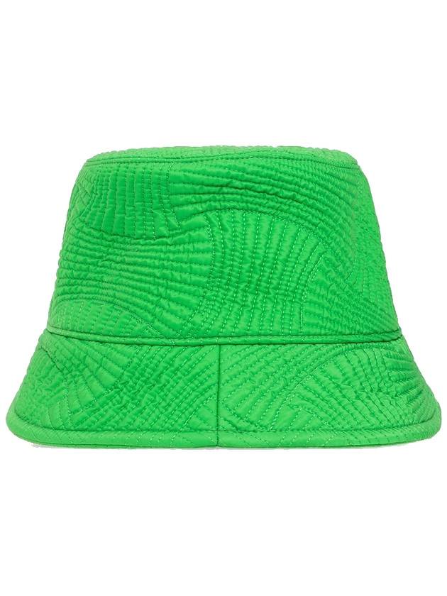 Bottega Veneta Intrecciato Pattern Quilted Bucket Hat Parakeet
