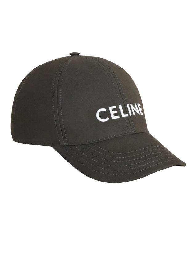CELINE Logo Ball Cap Brown