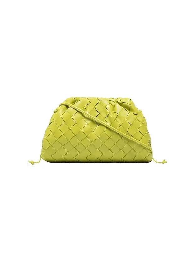 Bottega Veneta Intrecciato Mini Pouch Bag Kiwi