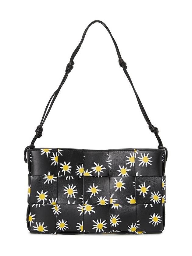 Bottega Veneta Cassette Baguette Pochette Cross Bag Black