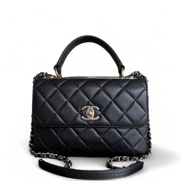 Chanel Trendy CC Small - Quilted Lambskin Black Gold Hardware Series 31
