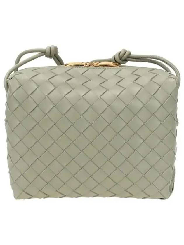 Bottega Veneta Loop Camera Small Cross Bag Travertine