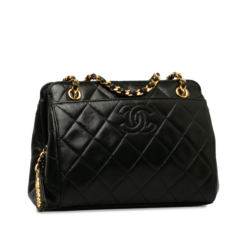 Chanel Matrases Cocomark Mini Chantot Top Bag Black Caviar   Chanel