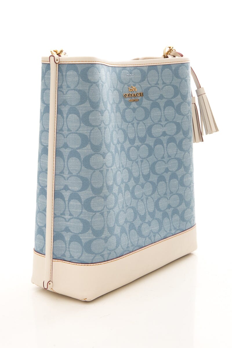 Coach Blue Mollie Bucket Bag