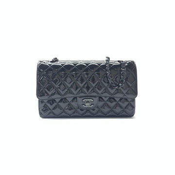 Chanel Classic Flap Patent Leather Shoulder Bag