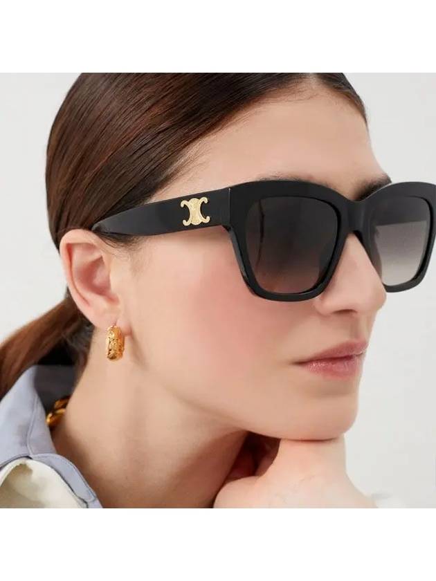 CELINE Eyewear Triomphe Square Sunglasses Black