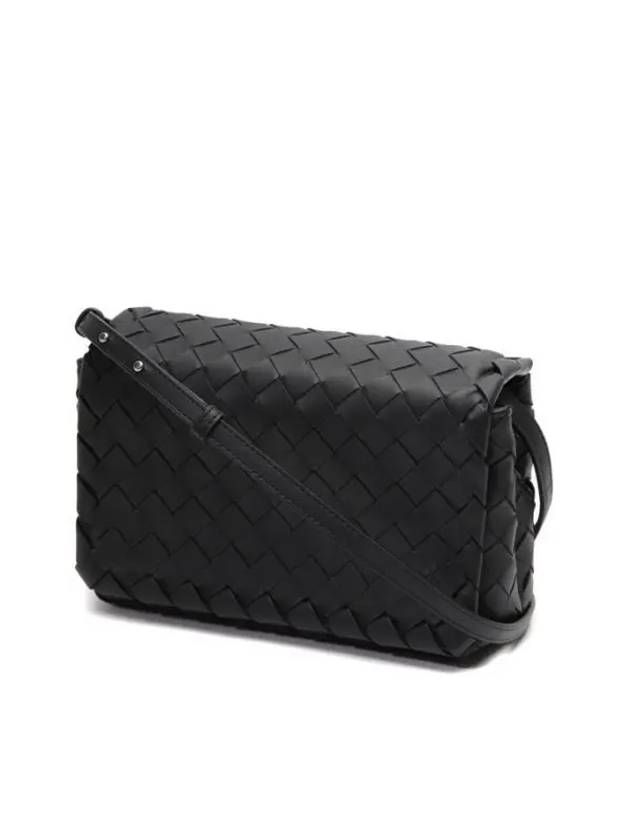 Bottega Veneta Intrecciato Cross Bag Black