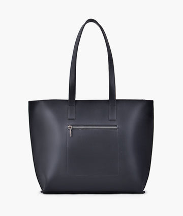 Black long handle Tote Bags