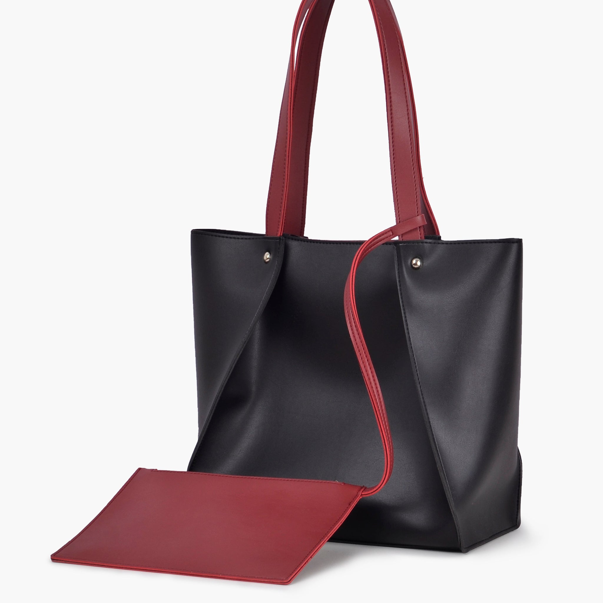 Black shopping Tote Bags