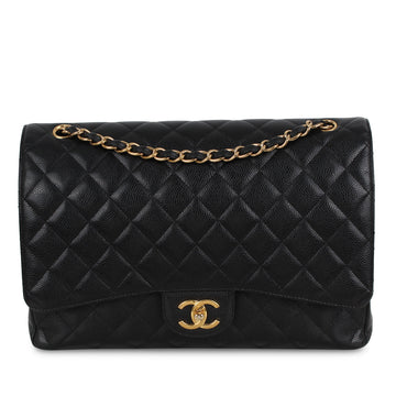 Chanel Classic Flap Bag Black Maxi