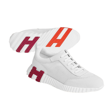 Hermes Bouncing Sneaker Blanc/Burgundy