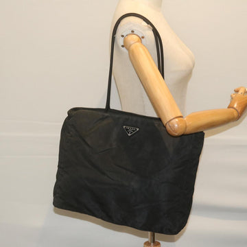 PRADA Tote Bag Nylon Black  bs10759