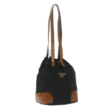 PRADA Tote Bag Nylon Black  bs11431