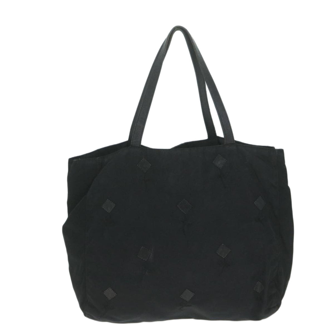 PRADA Tote Bag Nylon Black  bs11551