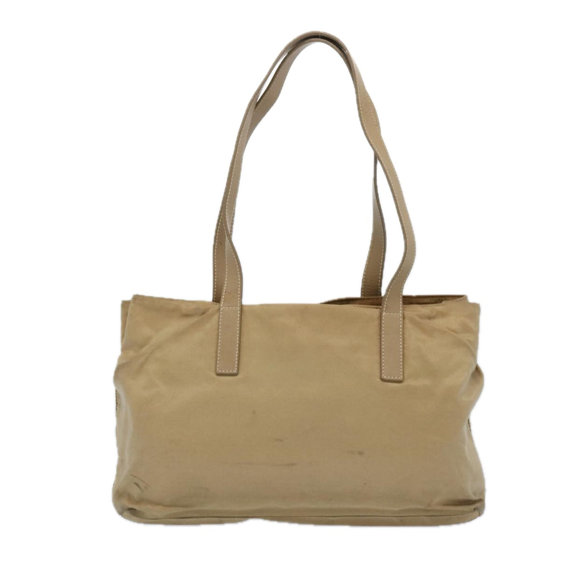 PRADA Tote Bag Nylon Beige  bs11689