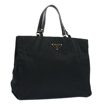 PRADA Tote Bag Nylon Black  bs11691